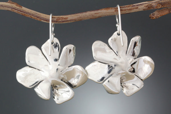 Sterling Silver Windflower Earrings