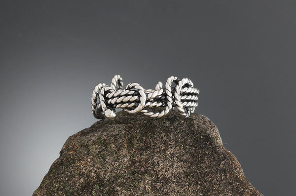 Textured Wrapped Vine Ring