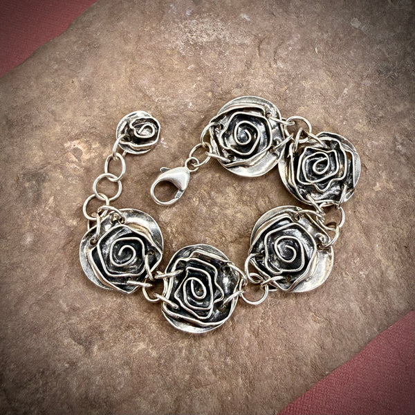 Rose Bracelet with rose charm