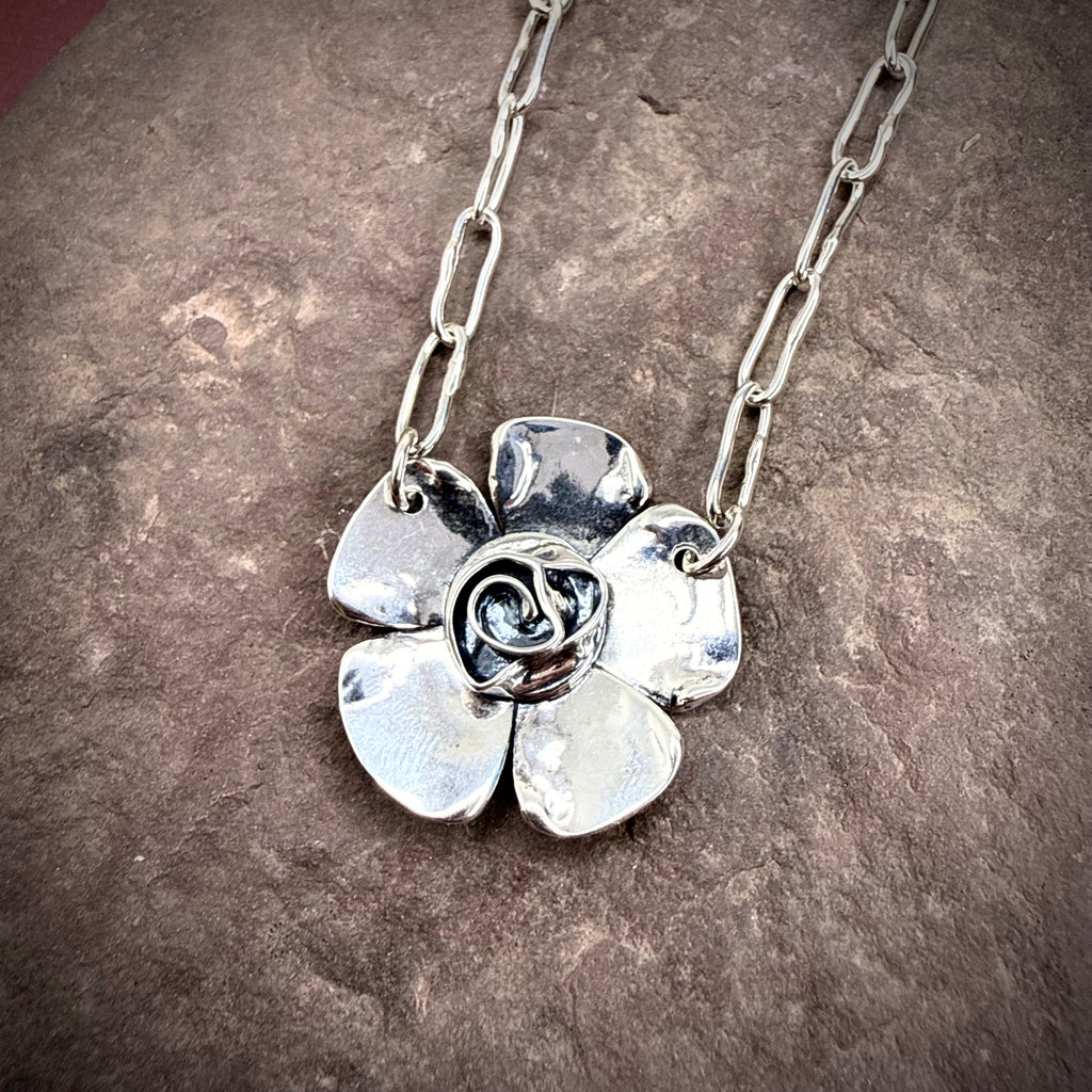 Single Petal Rose necklace