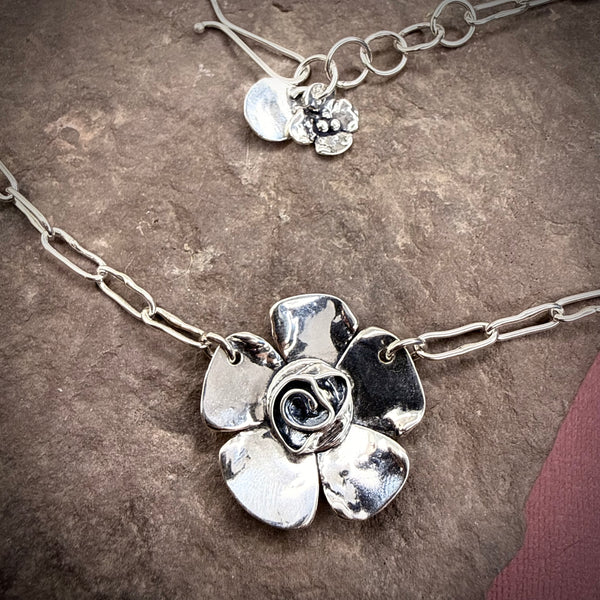 Single Petal Rose necklace