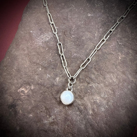 Eileen pearl drop necklace