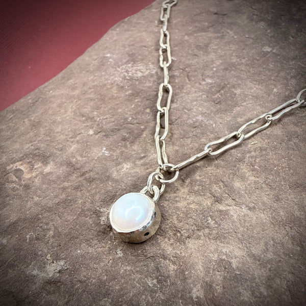 Eileen pearl drop necklace