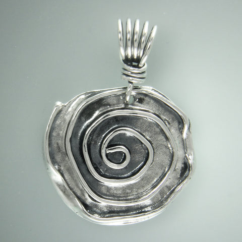 Signature Rose Pendant - large