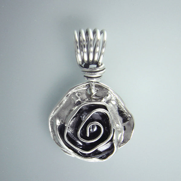 Signature Rose Pendant - Medium