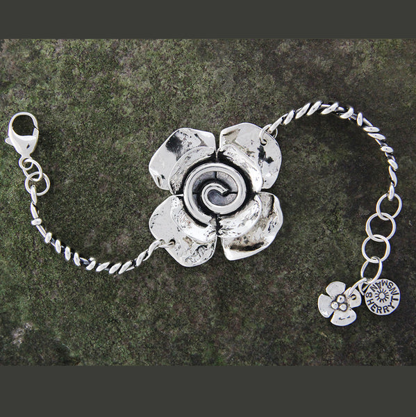 Spiral Flower Bracelet