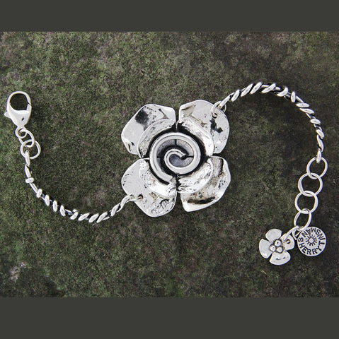 Spiral Flower Bracelet