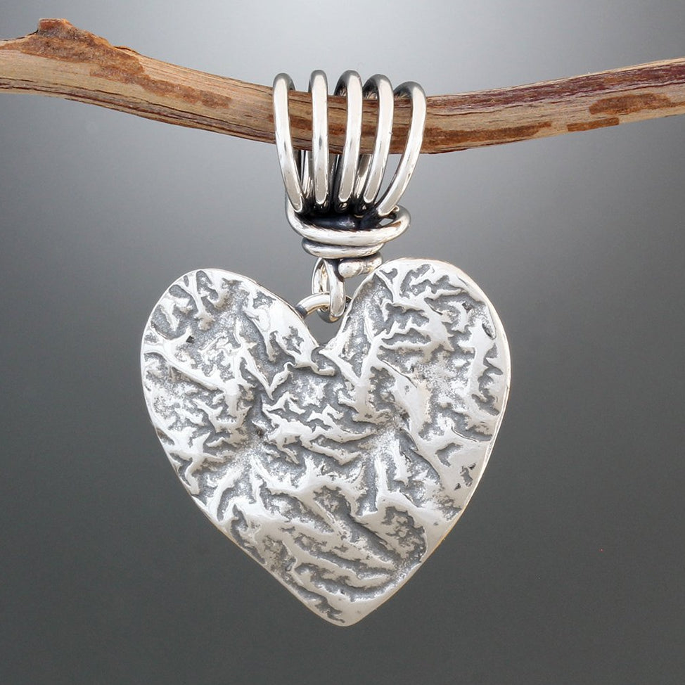 Reticulated Heart Pendant