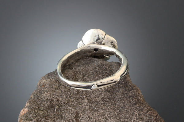 Dogwood Flower Pearl Ring