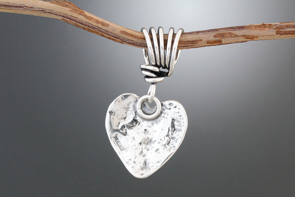 Small Sterling Silver Heart Pendant