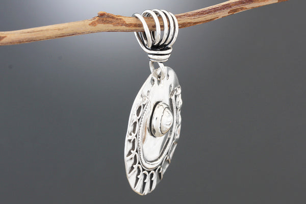 Sterling Silver Shield Pendant