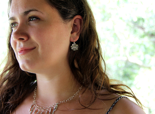 Small Sunflower Earrings