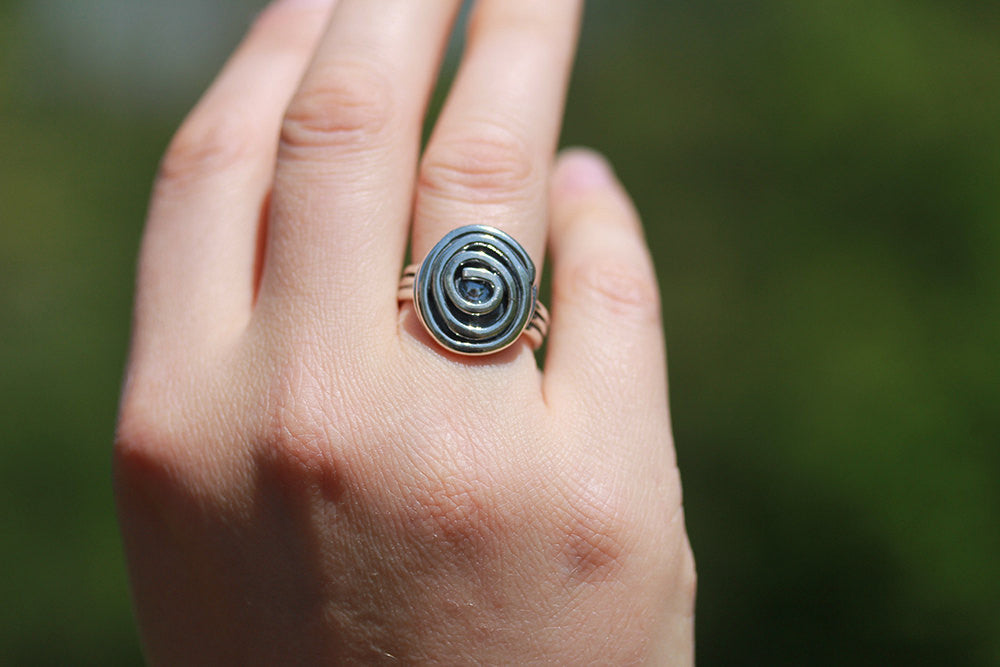 Spiral Ring – Sherry Tinsman Metalsmith