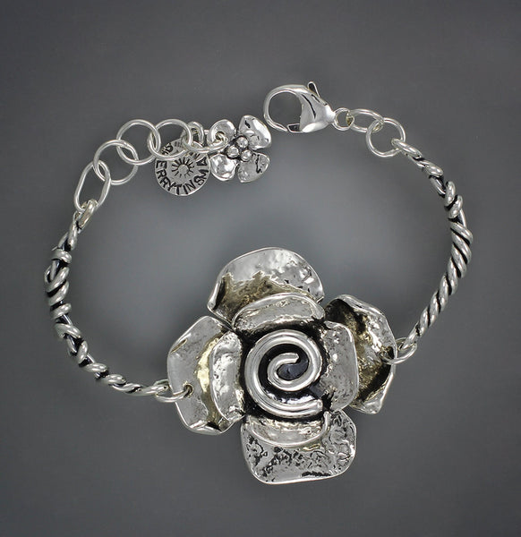Spiral Flower Bracelet