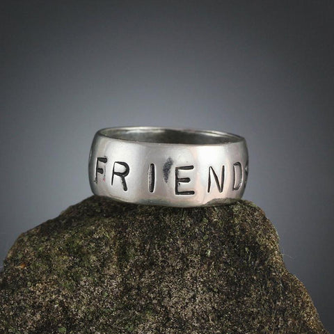 Friends Stamped Ring