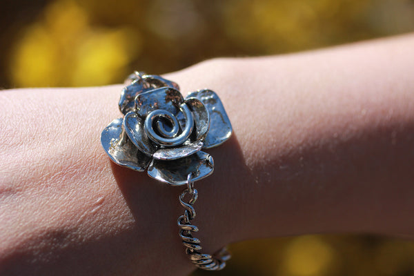 Spiral Flower Bracelet